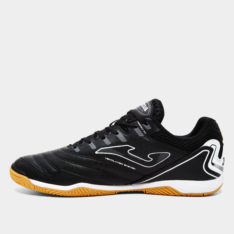 Chuteira Futsal Joma Maxima Unissex - Preto+Branco