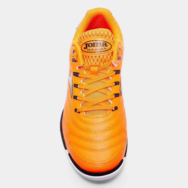 Chuteira Futsal Joma Maxima Unissex - Laranja+Preto