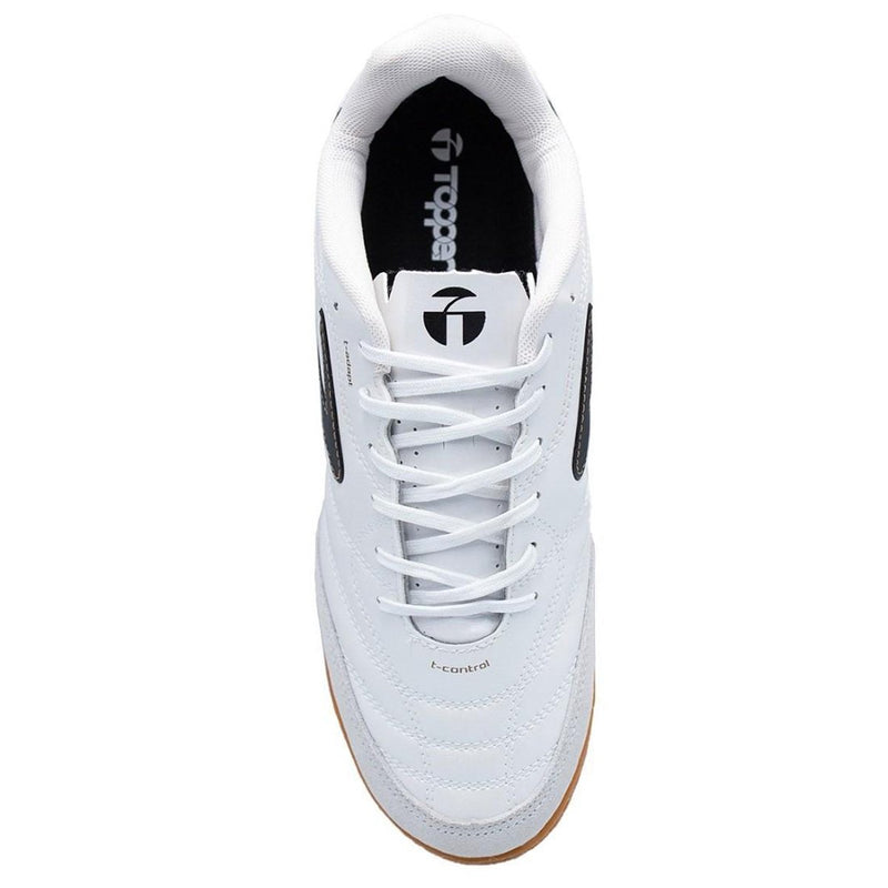 Chuteira Futsal Topper Maestro Td IV - Branco+Cinza