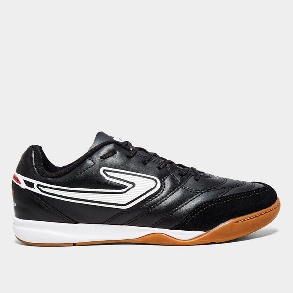Chuteira Futsal Topper Maestro Club V Unissex - Preto+Vermelho