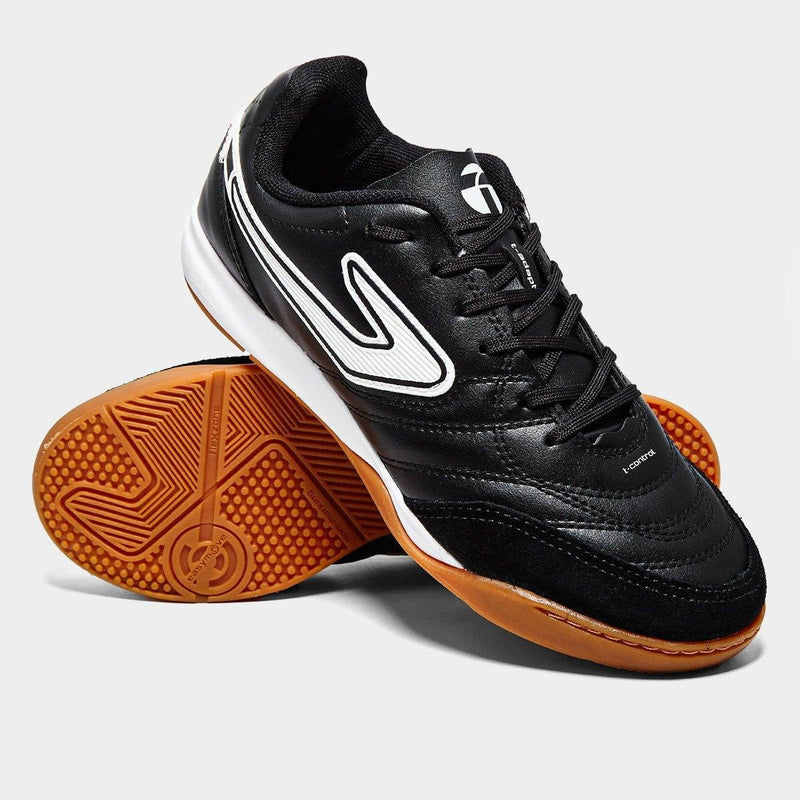 Chuteira Futsal Topper Maestro Club V Unissex - Preto+Vermelho