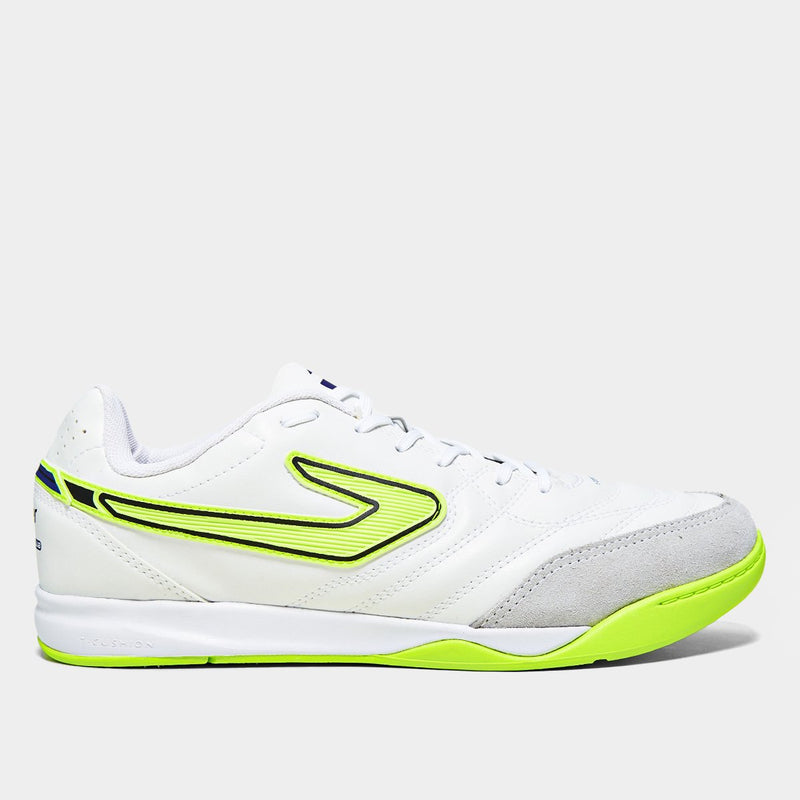Chuteira Futsal Topper Maestro Club V Unissex - Branco+Verde
