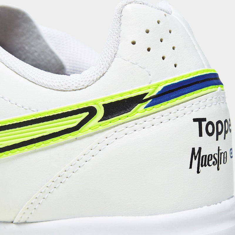 Chuteira Futsal Topper Maestro Club V Unissex - Branco+Verde